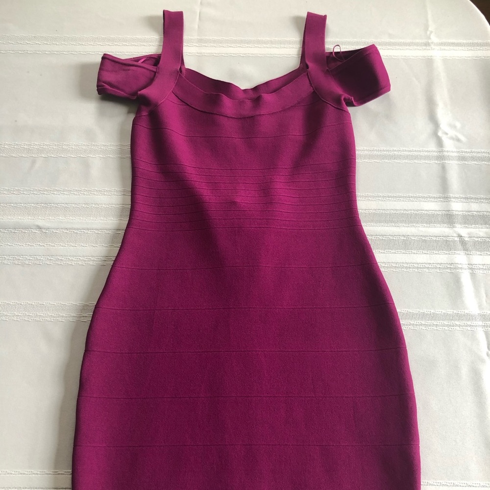 Guess Magenta Bodycon Dress